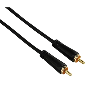 Cable A/V 1x Cinch RCA M/M Gold Shielded Coaxial SPDIF Subwoofer 1,5m. 3S HAMA - Zdjęcie 1 z 4