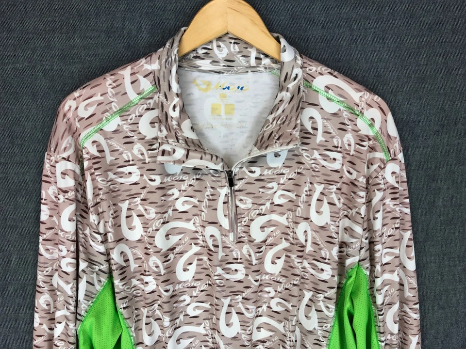 MOJO 1/4 Zip Fishing Shirt Men's L Large Long Sleeve Lightweight Breathable Hook - Image 1 of 4