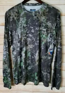 Columbia PHG Camouflage Hunting Shirt Men MEDIUM Trophy Rack LS Knit Omni Shield - Picture 1 of 3