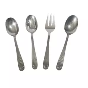 Godinger Besteck 4-teiliges Servierset Edelstahl Servierbesteck - Bild 1 von 7