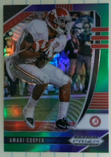 2020 Panini Prizm Draft Picks Amari Cooper Purple & Green Prizm #83/199