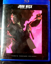 John Wick Chapter 1-4 Collection 4 Blu ray Only Case Cover Art No DVD No Digital
