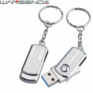 4Gb 8Gb 16Gb 32Gb 64Gb 128Gb 256Gb Stainless USB. 3.0 Flash Drive Stick Keychain - Picture 1 of 12