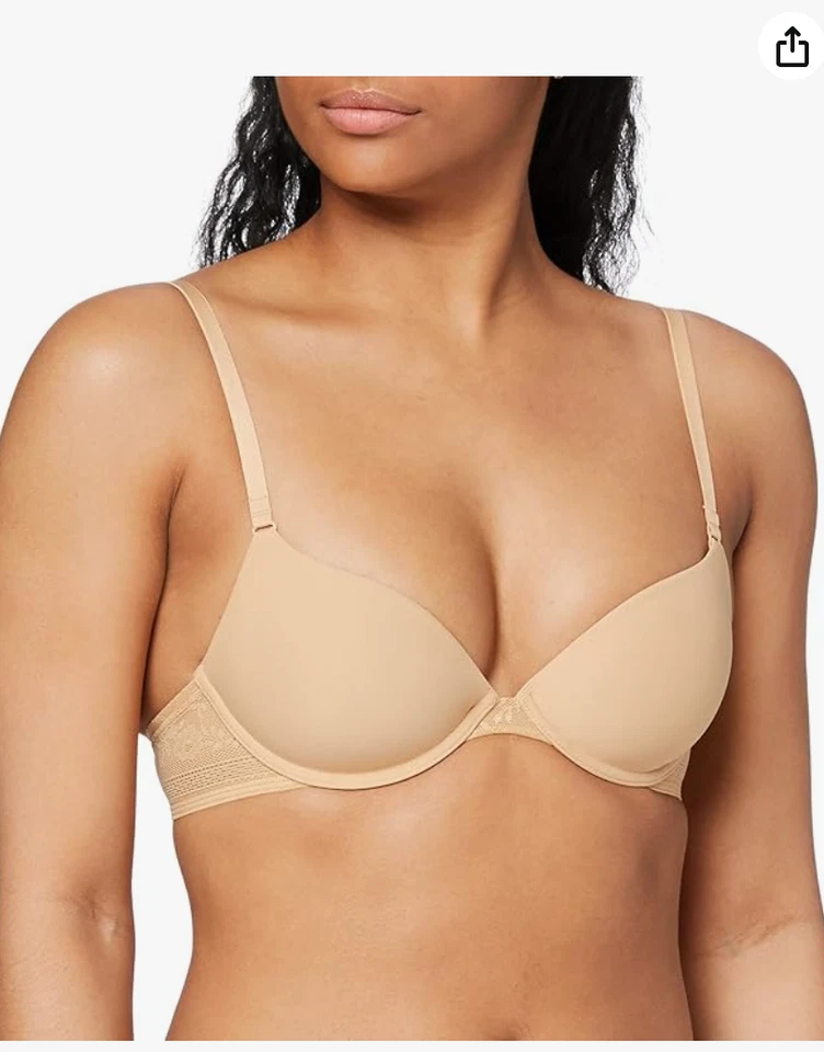 Женская футболка Sloggi 24/7 100 WHP бюстгальтер обнаженный на косточках с подкладкой 32c - 10186065 - Изображение 1 из 4