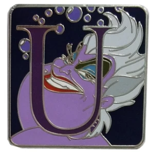 2015 Disney Parks Alphabet Mystery Trading Pin Letter U Ursula Little Mermaid - Picture 1 of 3