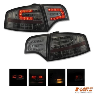 Full Smoked LED Tail Lights for AUDI A4 S4 S-Line B7 05-08 4 doors Sedan - Bild 1 von 6