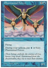 Magic the Gathering MTG Phantasmal Forces (106) Fifth Edition   LP