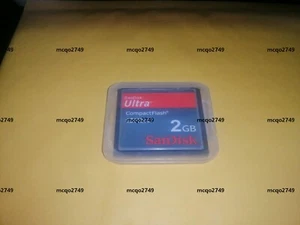 sandisk 2GB Ultra 15MB/S CF Memory CARD compact flash card - Picture 1 of 3