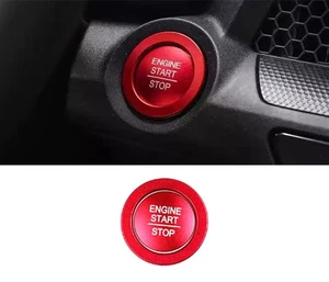 Red Engine Start Stop Button+Ring Cover Decor Trim For Honda CRV CR-V 2023-2026 - Bild 1 von 4