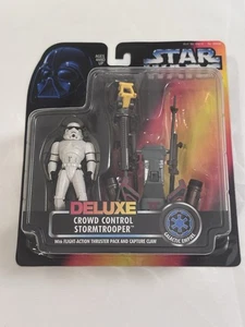 Figura de acción Kenner Star Wars Deluxe Crowd Control Stormtrooper - Nueva en caja - Imagen 1 de 2