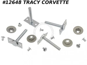 Juego de pernos de caja de calefacción Corvette 1963-1967 tuerca cortafuegos sin aire acondicionado - Imagen 1 de 1