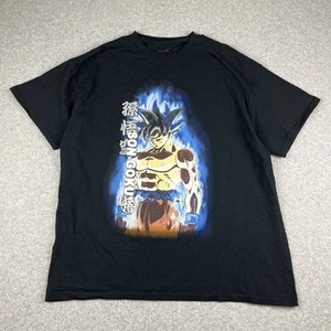 Dragon Ball Z Super Son Goku Super Hero Kanji Anime Graphic T Shirt Mens Large - Picture 1 of 5