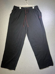 Pantalón de salón Tommy Bahama para hombre XL negro calce relajado cordón botón bolsillo - Imagen 1 de 8