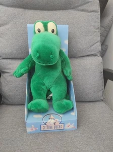 *Sitting Ducks* Krokodil Stofftier Kuscheltier Plüschtier 33 cm grün Neu - Bild 1 von 4
