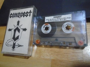 VERY RARE Conquest DEMO CASSETTE TAPE thrash metal UNRELEASED St Louis MO 1989 ? - Picture 1 of 2