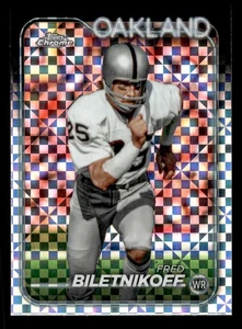 Topps Chrome #152 Fred Biletnikoff 2024 - NrMt-NmMt *TedsCardShack* - Imagen 1 de 2
