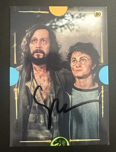 Gary Oldman Hand Signed Sirius Black Trading Card Harry Potter 4 - Picture 1 of 1