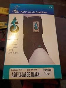 Med Spec ASO Knöchelstabilisator Halstuch 264016 Gr. XL schwarz NEU - Bild 1 von 3