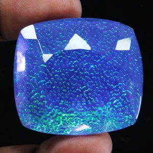 Opale di Fuoco Monarca Australiano Naturale 133,80 Ct Taglio Cuscino Pietra Preziosa Certificata - Foto 1 di 4