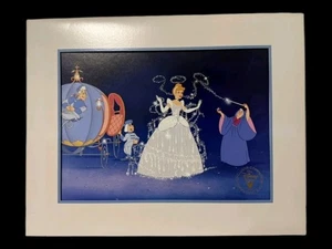 Disneys 1995 Cinderella exklusive Gedenk-Lithographie 11"x8" - Bild 1 von 3