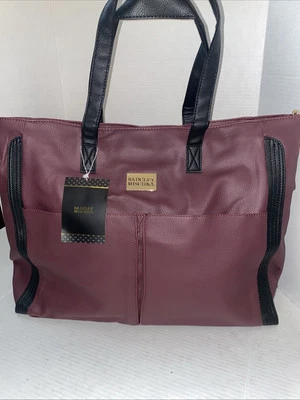 Bolso de Mano Travel Weekender Nuevo Badgley Mischka Para Mujer Rosa XL Rojo Cereza Foto 1 de 4