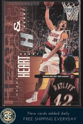 Rasheed Wallace / Isaiah Rider 1998-99 Upper Deck #129 Portland Trail Blazers - Image 1 of 2