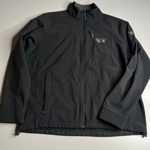 Mountain Hard Wear Softshelljacke schwarz Herren XL Full Zip windabweisend - Bild 1 von 9