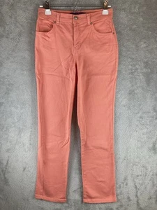 Gloria Vanderbilt Jeans Womens 8 Peach Denim Amanda Stretch Slimming Summer - Picture 1 of 16