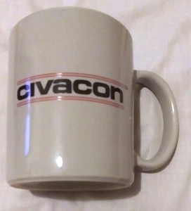 RARE - CIVACON CERAMIC COFFEE TEA MUG GRAY COLOR - Picture 1 of 4