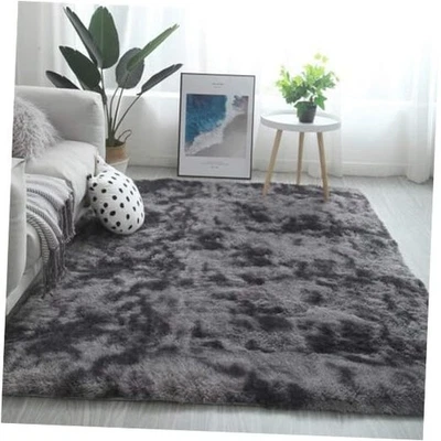 Alfombra de área 6 x 9 para sala de estar ultra suave mullida alfombra grande peluda alfombra para  Foto 1 de 4