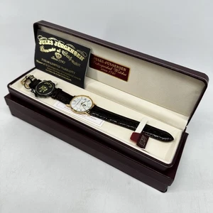 Jules Jurgensen Quartz Analog Watch Crocodile Band Box PricewaterhouseCoopers - Picture 1 of 18