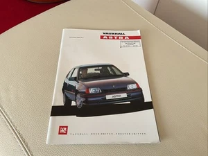 Vauxhall Astra 1990 Car Sales Brochure Edition No 2 - Complete & Genuine - Picture 1 of 11