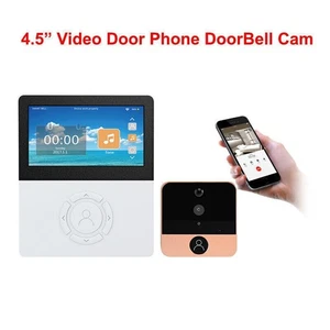 4.5 inch Color Wifi Wireless Video Door Phone Digital Doorbell Camera with APP - Picture 1 of 7