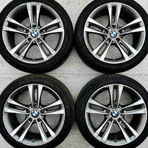 Genuine BMW 18 3 4 Series Alloy Wheels F30 F31 F32 E90 6796247 Tyres 225 45 397M - Picture 1 of 24