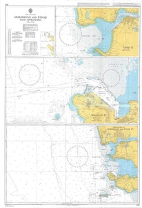 Admiralität 492 Mormugao Panaji mit Ansätzen Indien Westküste Karte Karte Marine - Bild 1 von 6
