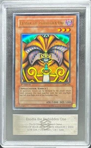 ARS 9 Mint 2002 Exodia Ultra Rare LOB-124 1st ED Asian English YuGiOh Card Holo - Picture 1 of 10