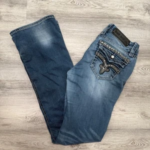 Jeans donna Rock Revival Victoria Easy Boot taglio impreziosito taglia 29 - Foto 1 di 13