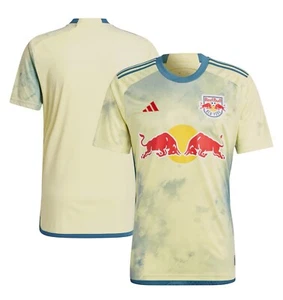 Brand New Adidas New York Red Bulls Yellow 2023 Jersey Daniel Patrick Edition - Picture 1 of 6