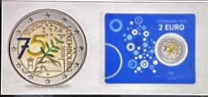 Luxemburg 2 Euro Coincard 2025 mit Farbe *Schuman Erklärung* Luxembourg VVK - Bild 1 von 1