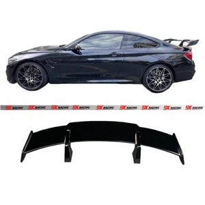 For Cadillac CT4 2020-2023 Glossy Black Rear Spoiler Trunk Wing Lip Wing - Picture 1 of 23