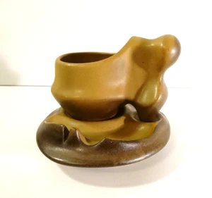 Tazza caffè vintage metà secolo design moderno Faianta Sighisoara Romania anni 60 - Foto 1 di 8