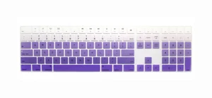 keyboard skin cover for Apple Magic Keyboard with Numeric Keypad MQ052LL/A A1843 - Picture 1 of 11