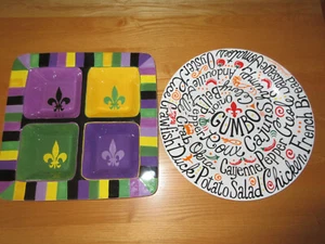 New Orleans Karneval Servierset - Bild 1 von 6