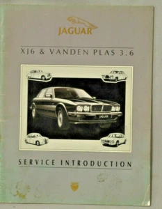 Jaguar 1998 XJ6 & Vanden Plas 3.6 Service Introduction (XJ40) - Picture 1 of 2