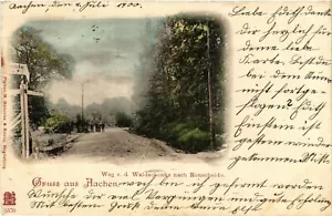 Postal CPA saludos desde Aquisgrán ALEMANIA (938383) - Imagen 1 de 2