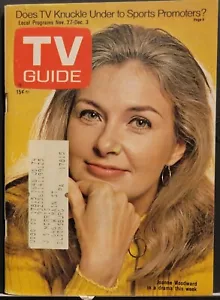 TV Guide November 1971 Joanne Woodward Carol Burnett Santa Claus Comin to Town - Foto 1 di 1