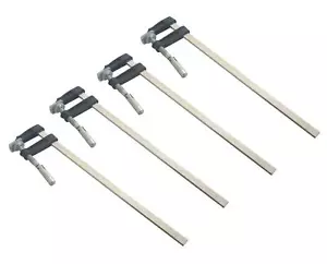4 x Amtech Metal F CLAMPS 50 X 300mm Woodworking Building Brick Layer Profile - Picture 1 of 2
