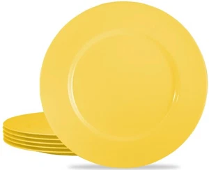 6pc Melamine Dinner Plate Set - Picture 1 of 20