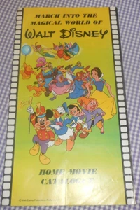 Walt Disney Home Movies Super 8 8mm Catalogue Booklet for Film Reels - Imagen 1 de 1