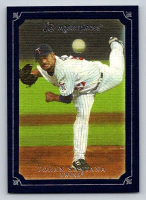 2007 UD Masterpieces Deep Blue Linen #52 Johan Santana 75 (ref 186223) - Image 1 of 2